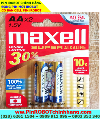 Maxell LR6(GD)2B, Pin AA 1.5v Maxell LR6(GD)2B Super Alkaline (Vỉ đỏ)